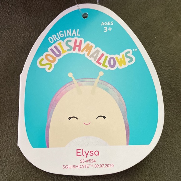 Squishmallows 2021 Elysa the snail - Picture 3 of 5